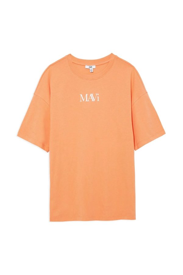 تی شرت نارنجی بزرگ ماوی