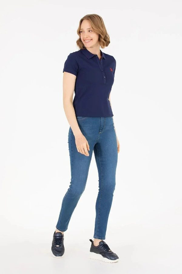 شلوار جین آبی زنانه U.S. Polo Assn