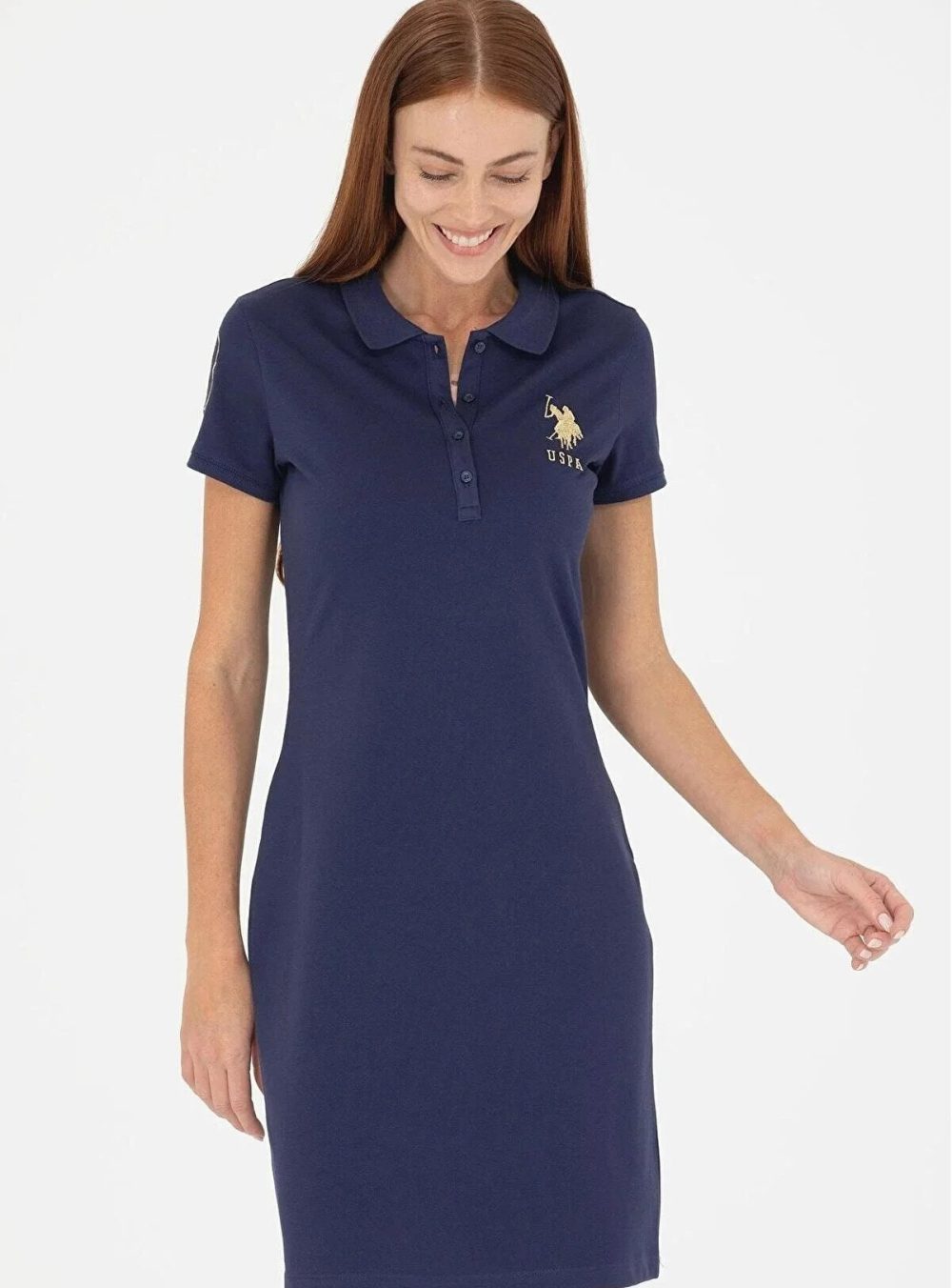پیراهن اسپرت سرمه‌ای زنانه U.S. Polo Assn