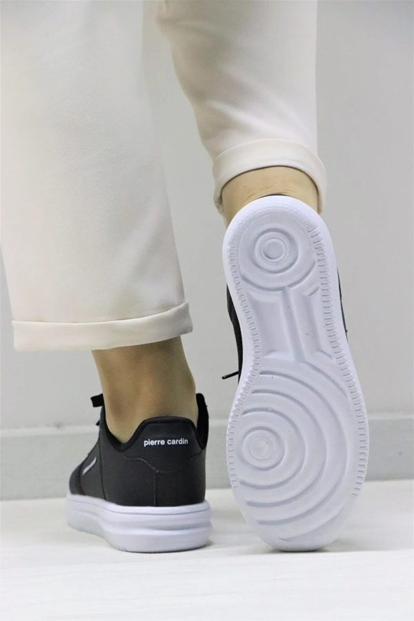 کفش راحتی زنانه سفید مشکی Pierre Cardin